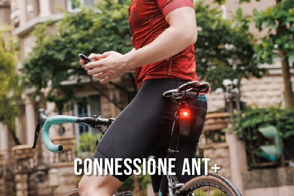 Gardia R300L bike radar retrovisore con luce posteriore