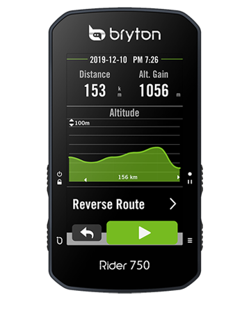 Ciclocomputer Bryton GPS Rider 750 special edition