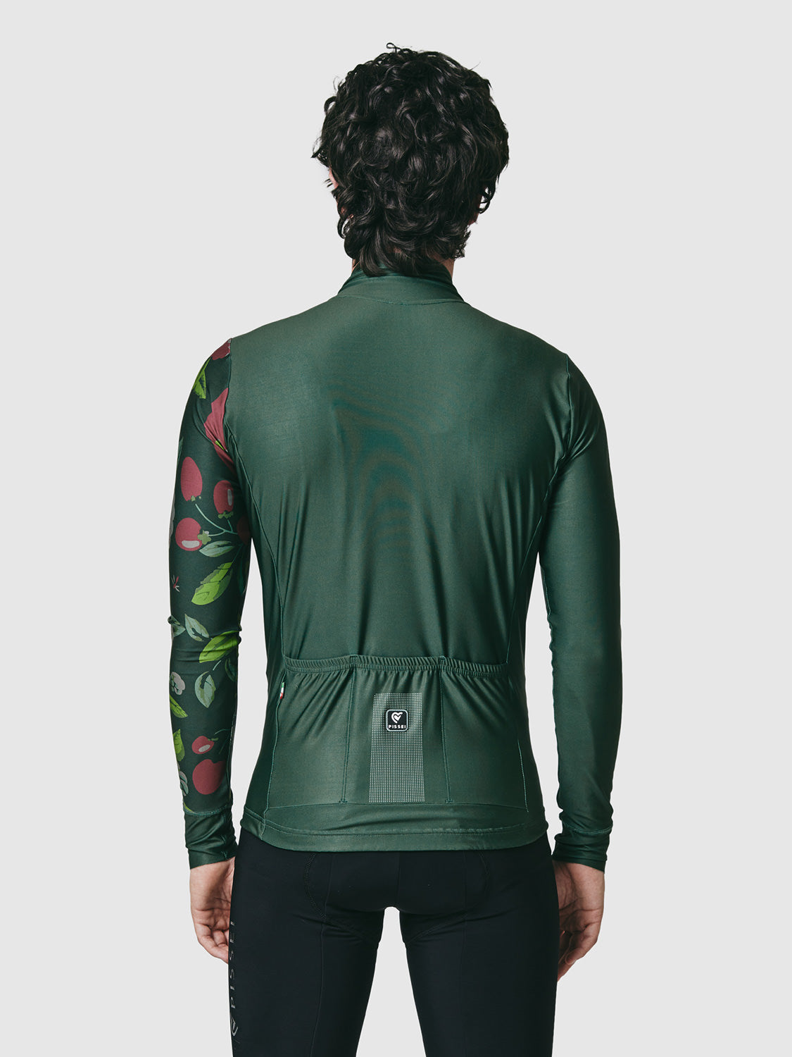 Maglia a manica lunga Monviso Pissei verde flower