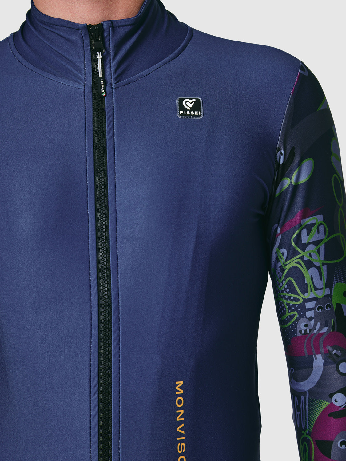 Maglia a manica lunga Monviso Pissei Azzurro cartoon