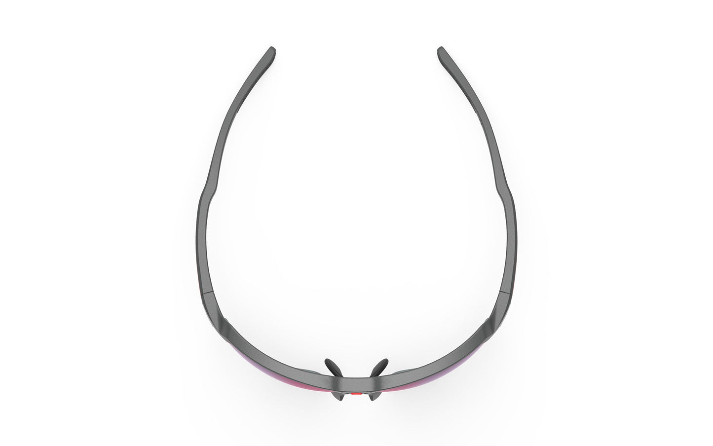 Occhiali Rudy Project Deltabeat grigio carbone opaco con lenti RP Optics Multilaser rosso