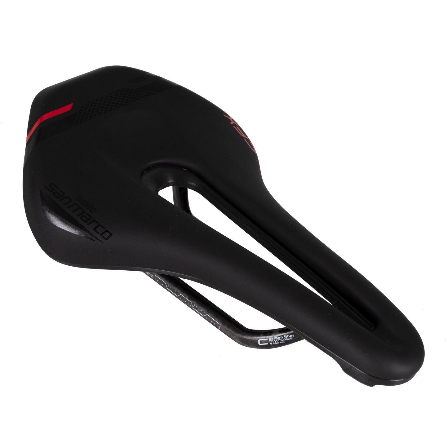 Sella Selle San Marco Ground Short Open-Fit Carbon FX Narrow nero 140x255