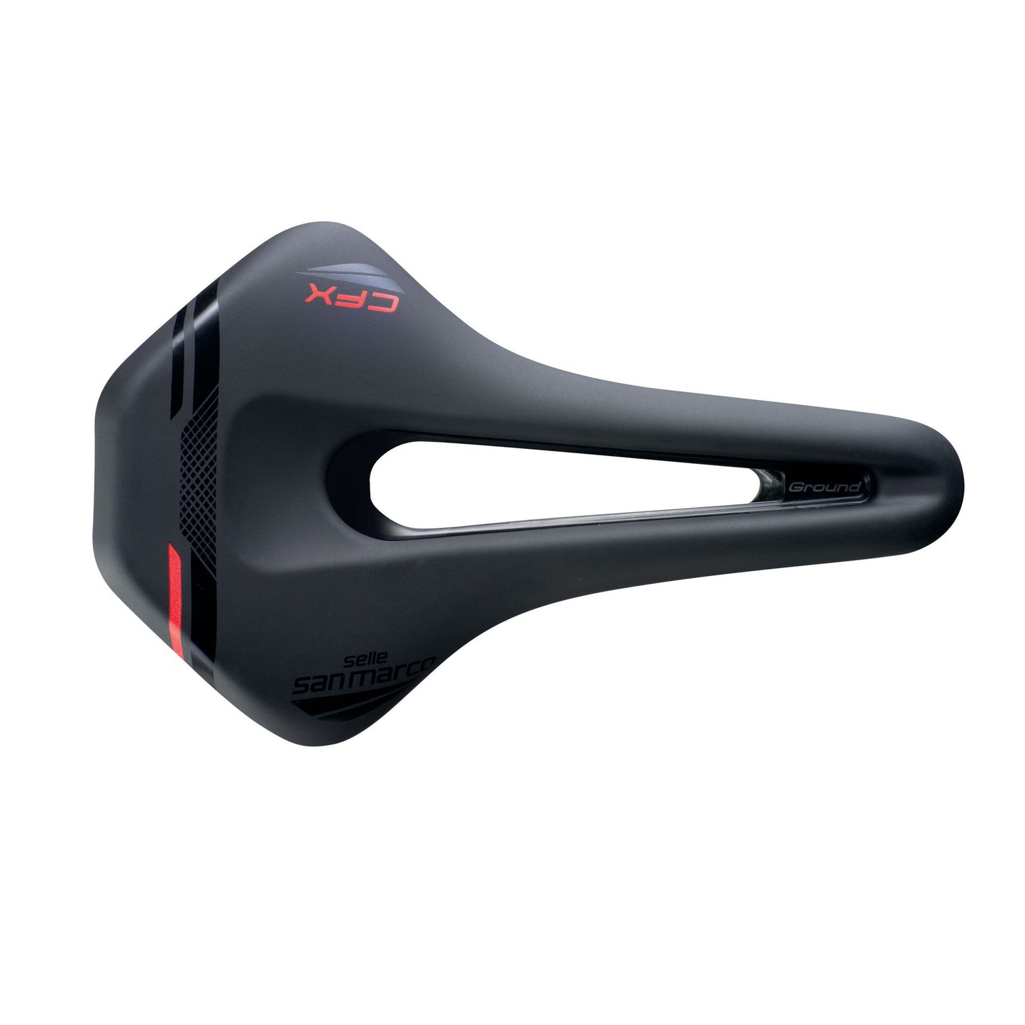Sella Selle San Marco Ground Short Open-Fit Carbon FX Narrow nero 140x255