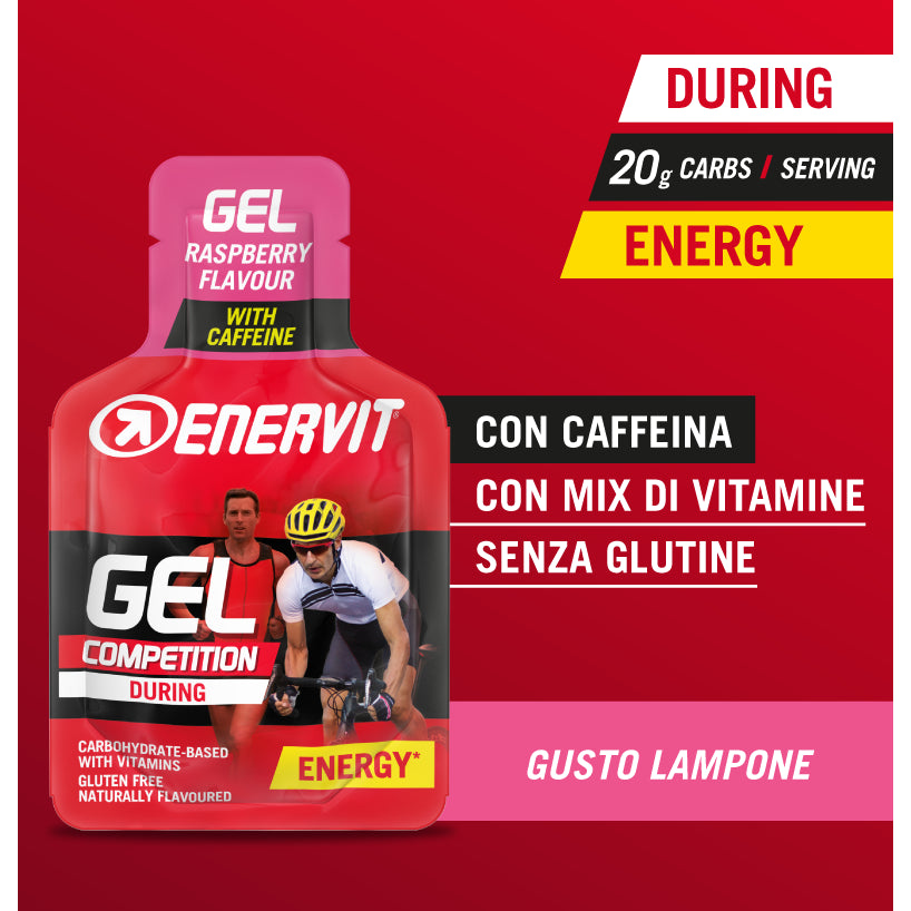 Gel Lampone con caffeina astuccio da 3